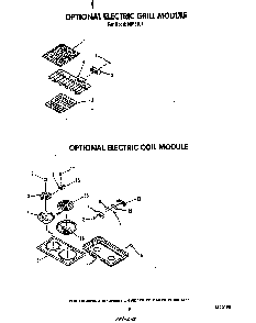 ^electric Grill Diagram and Parts List for N9157*1  Roper Range