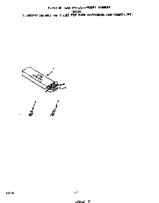 Wire Harness And Components Diagram and Parts List for 1266*0A  Roper Range
