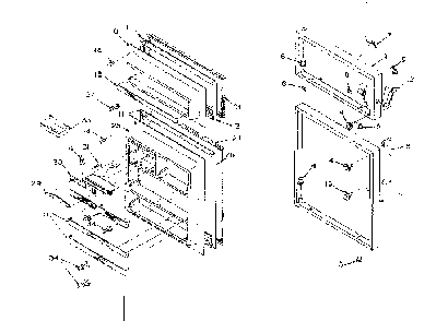Part Location Diagram of 512295 Maytag Refrigerator door panel
