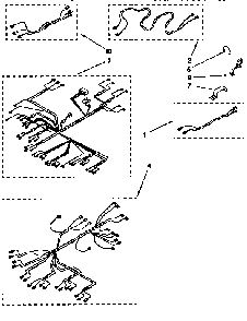 Wiring Harness Diagram and Parts List for KEBI271BWH3  KitchenAid Wall Oven