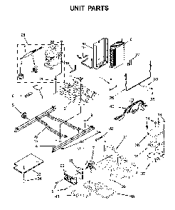 Unit parts Diagram and Parts List for 10651339710  Kenmore Refrigerator