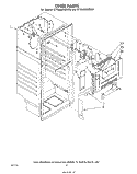 LINER Diagram and Parts List for ET18JMXMWR9  Whirlpool Refrigerator