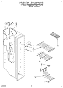 FREEZER LINER Diagram and Parts List for RS20DKXDN02  Roper Refrigerator