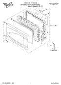 Part Location Diagram of 8171991 Whirlpool PANEL-DOOR