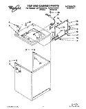 TOP AND CABINET, LIT/OPTIONAL Diagram and Parts List for LST9245AN0  Whirlpool Washer