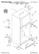 CABINET Diagram and Parts List for KTRS19MGAL00  KitchenAid Refrigerator