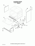CHASSIS PARTS Diagram and Parts List for KDRS462VSS02  KitchenAid Range