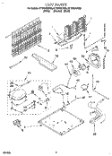 UNIT Diagram and Parts List for ET19DKXDN03  Whirlpool Refrigerator