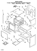 OVEN PARTS Diagram and Parts List for YKESA907PP00  KitchenAid Range