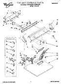 Part Location Diagram of 3397204 Whirlpool PANEL-CNTL