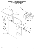 Part Location Diagram of 9871823B Whirlpool ESCUTCHEON