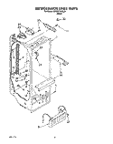 REFRIGERATOR LINER Diagram and Parts List for KSRB27QABL04  KitchenAid Refrigerator