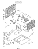 UNIT Diagram and Parts List for CAW18B2A1  Whirlpool Air Conditioner
