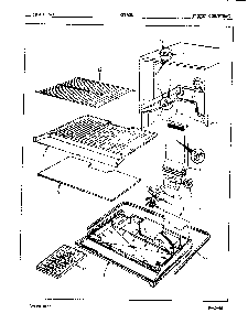 02 - Freezer Compartment Diagram and Parts List for NT17E5VA  Whirlpool Refrigerator