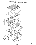 COMPARTMENT SEPARATOR Diagram and Parts List for ET22DMXSW00  Whirlpool Refrigerator