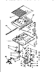 Compartment Separator Diagram and Parts List for ET22DQLB00  Whirlpool Refrigerator