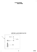 MISCELLANEOUS Diagram and Parts List for LSR7233BZ0  Whirlpool Washer