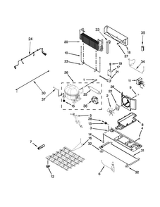 Unit Parts Diagram and Parts List for WRF997SDDM00  Whirlpool Refrigerator