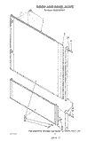 DOOR AND PANEL Diagram and Parts List for 4KUDA220TW1  KitchenAid Dishwasher