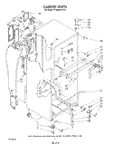 CABINET Diagram and Parts List for RT18BMXVW00  Roper Refrigerator