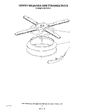 LOWER WASH ARM AND STRAINER Diagram and Parts List for KUDC210S3  KitchenAid Dishwasher