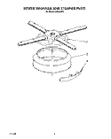 LOWER WASHARM AND STRAINER Diagram and Parts List for KUDC220T2  KitchenAid Dishwasher