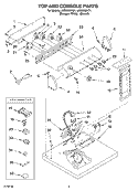 SECTION Diagram and Parts List for LEQ9558KQ1  Whirlpool Dryer