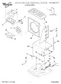 SECTION Diagram and Parts List for AD50G2  Whirlpool Dehumidifier