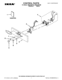CONTROL PARTS Diagram and Parts List for IBMS1450YB0  Whirlpool Microwave