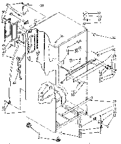 Cabinet Diagram and Parts List for ET18JKXSN07  Whirlpool Refrigerator