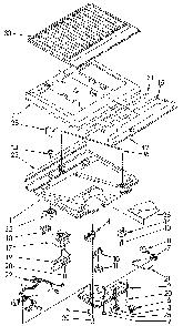 Compartment Separator Diagram and Parts List for ET18GKXSN04  Whirlpool Refrigerator