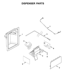 Part Location Diagram of W11184833 Whirlpool CNTRL-ELEC