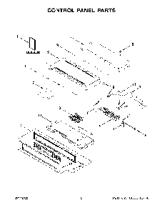 Part Location Diagram of W11382210 Whirlpool Quick Start Guide