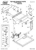 Part Location Diagram of 8578957 Whirlpool PANEL-CNTL