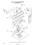 SECTION Diagram and Parts List for LE7080XTG0  Whirlpool Dryer