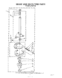BRAKE AND DRIVE TUBE Diagram and Parts List for LA5420XTW0  Whirlpool Washer