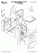 Part Location Diagram of WPW10303997 Whirlpool Top