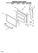 FREEZER DOOR PARTS, OPTIONAL PARTS Diagram and Parts List for KTRS21KMBT00  KitchenAid Refrigerator
