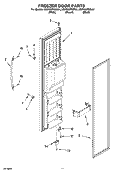 Part Location Diagram of 2305405 Whirlpool Tube, Water Dispenser