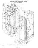 BREAKER AND PARTITION Diagram and Parts List for ED26MMXRWR2  Whirlpool Refrigerator