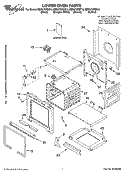 Part Location Diagram of 8300772 Whirlpool Use & Care Guide (Oven)