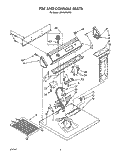 SECTION Diagram and Parts List for LE9480XWN0  Whirlpool Dryer