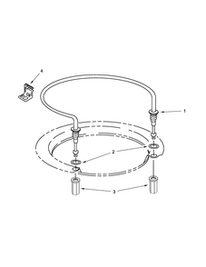 Heater Parts Diagram and Parts List for WDF730PAYW6  Whirlpool Dishwasher