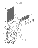 UNIT Diagram and Parts List for RT14DMXYW00  Roper Refrigerator