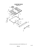Part Location Diagram of 4337005 Whirlpool Bottom, Burner Box