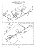 WIRING HARNESS Diagram and Parts List for KAWE900SWH2  KitchenAid Washer