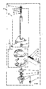 Brake And Drive Tube Diagram and Parts List for LA9800XSN1  Whirlpool Washer