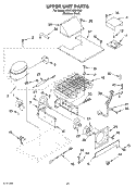 UPPER UNIT Diagram and Parts List for KSSC42QKS00  KitchenAid Refrigerator