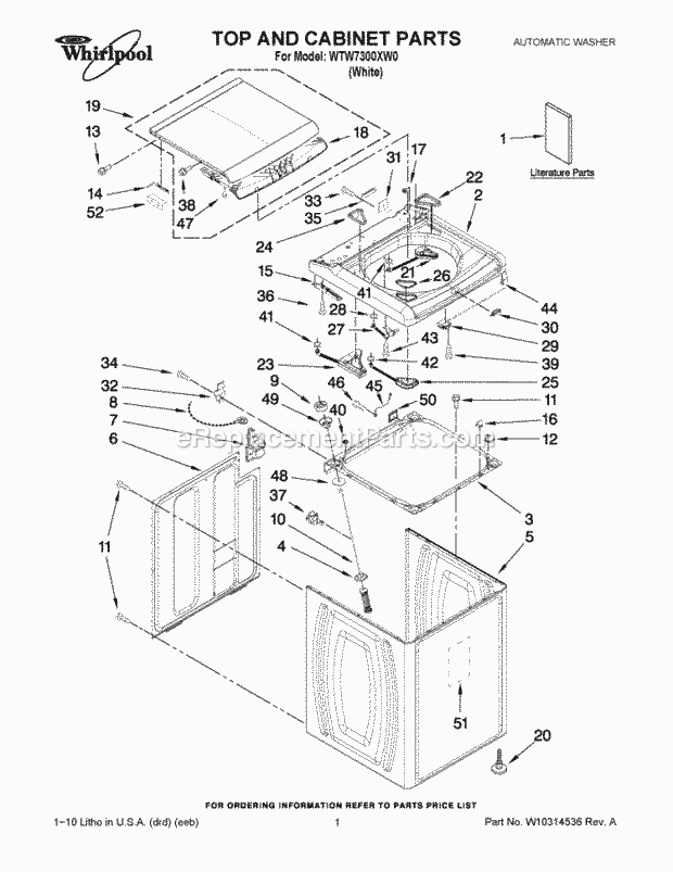 Part Location Diagram of 8563892 Whirlpool SCREW