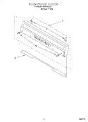 BACKGUARD Diagram and Parts List for FGP245HQ0  Roper Range